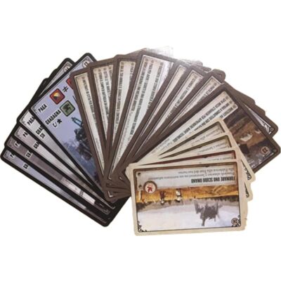 Ghenos Games SCYTHE - Promo Cards 1 (18: 8 carte incontro n. 28-36, 6 carte fabbrica e 4 carte obiettivo) (Italienisch) Ghenos Games SCYTHE - Promo Cards 1 (18: 8 carte incontro n. 28-36, 6 carte fabbrica e 4 carte obiettivo) (Italienisch)