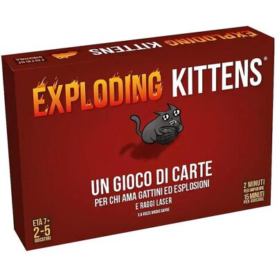 Asmodée Exploding Kittens (Italienisch, 2 - 5 Spieler) Asmodée Exploding Kittens (Italienisch, 2 - 5 Spieler)