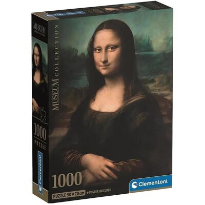 Clementoni Mona Lisa 1000-Teile Puzzle - Museum Sammlung Clementoni Mona Lisa 1000-Teile Puzzle - Museum Sammlung