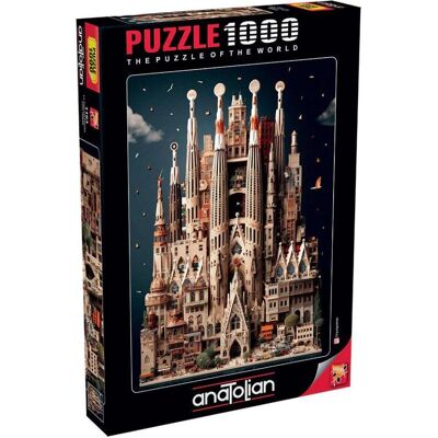 Anatolian Puzzle Sagrada Familia 1000 dílků (1000 Teile) Anatolian Puzzle Sagrada Familia 1000 dílků (1000 Teile)