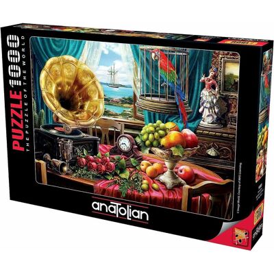 Anatolian Puzzle Stillleben mit Obst und Grammophon 1000 Teile - Puzzle Anatolian Puzzle Stillleben mit Obst und Grammophon 1000 Teile - Puzzle