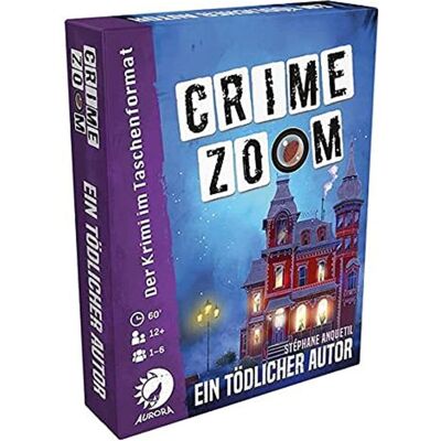 Asmodée LDGD0006 - Crime Zoom (Fall 3: Ein tödlicher Autor) - 1-6 Spieler, ab 12 Jahren (DE-Ausgabe) (Deutsch, 1 - 6 Spieler) Asmodée LDGD0006 - Crime Zoom (Fall 3: Ein tödlicher Autor) - 1-6 Spieler, ab 12 Jahren (DE-Ausgabe) (Deutsch, 1 - 6 Spieler)