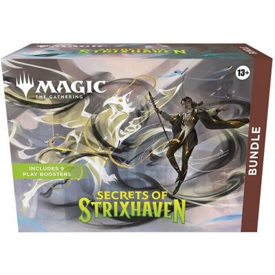 Wizards of the Coast Magic the Gathering Secrets of Strixhaven Bundle *ANGLAIS* (Englisch, Bundle) Wizards of the Coast Magic the Gathering Secrets of Strixhaven Bundle *ANGLAIS* (Englisch, Bundle)