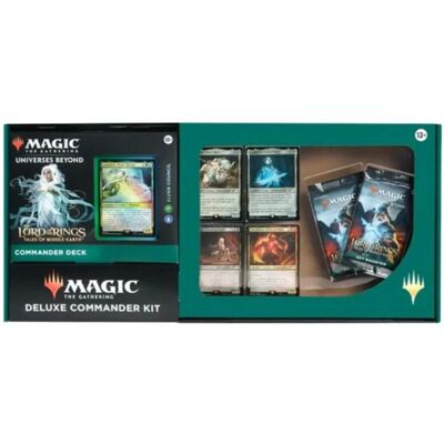 Wizards of the Coast The Lord of the Rings: Tales of Middle-earth Deluxe Commander Kit - Elven Council - MTG - EN (Englisch, Box Set & Collection) Wizards of the Coast The Lord of the Rings: Tales of Middle-earth Deluxe Commander Kit - Elven Council - MTG - EN (Englisch, Box Set & Collection)