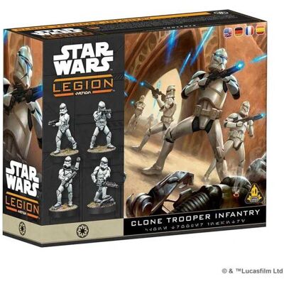 Atomic Mass Games Star Wars Legion - Clone Trooper Infantry (Klontruppen-Infanterie) DE/EN/ES/FR Atomic Mass Games Star Wars Legion - Clone Trooper Infantry (Klontruppen-Infanterie) DE/EN/ES/FR