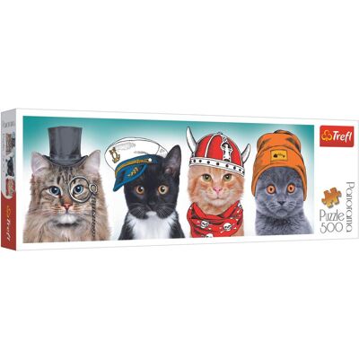 Trefl Puzzle Flauschige Mannschaft Puzzle Panorama 500 Teile (500 Teile) Trefl Puzzle Flauschige Mannschaft Puzzle Panorama 500 Teile (500 Teile)