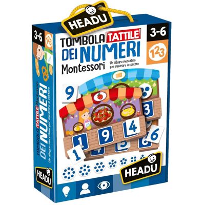 Headup Games Tombola Tattile dei Numeri Montessori Headup Games Tombola Tattile dei Numeri Montessori