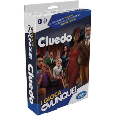 Hasbro Cluedo Kompakt, portables Spiel für 3–6 Spieler, Reisespiel für Kinder, Spass überal (Englisch, 3 - 6 Spieler) Hasbro Cluedo Kompakt, portables Spiel für 3–6 Spieler, Reisespiel für Kinder, Spass überal (Englisch, 3 - 6 Spieler)