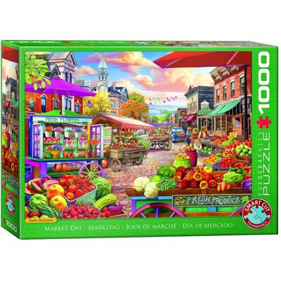 Eurographics 1000 Teile Puzzle Main Street Market - Puzzle Eurographics 1000 Teile Puzzle Main Street Market - Puzzle