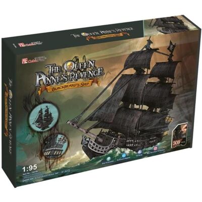 Cubic Fun Queen Anne's Revenge 3D Puzzle - Segelschiff Cubic Fun Queen Anne's Revenge 3D Puzzle - Segelschiff