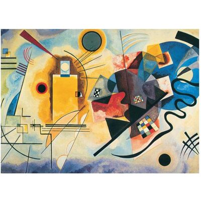 Eurographics Puzzle - Wassily Kandinsky - Gelb, Rot, Blau - 1000 Teile Eurographics Puzzle - Wassily Kandinsky - Gelb, Rot, Blau - 1000 Teile