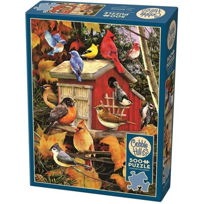 Cobble Hill XXL Herbst Vogelhaus Puzzle - Dekor Cobble Hill XXL Herbst Vogelhaus Puzzle - Dekor