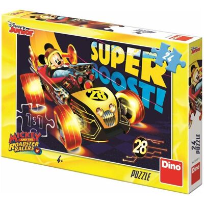 Dino Puzzle Mickey Mouse auf dem Rennen 24 Teile (24 Teile) Dino Puzzle Mickey Mouse auf dem Rennen 24 Teile (24 Teile)