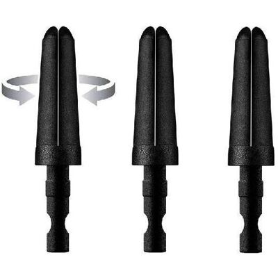 Harrows Carbon 360 Schwarze Ersatz Tops (15 mm) Harrows Carbon 360 Schwarze Ersatz Tops (15 mm)