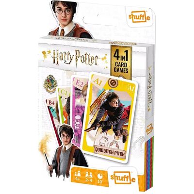 Harry Potter 4-in-1 Kartenspiel - Familienspaß Harry Potter 4-in-1 Kartenspiel - Familienspaß