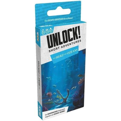 Asmodée Unlock! Short Adventures The Ocean s Heart (Fall 12) DE (Deutsch, 1 - 6 Spieler) Asmodée Unlock! Short Adventures The Ocean s Heart (Fall 12) DE (Deutsch, 1 - 6 Spieler)