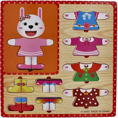 Creative Holzpuzzle Dress up 10 Teile (10 Teile) Creative Holzpuzzle Dress up 10 Teile (10 Teile)