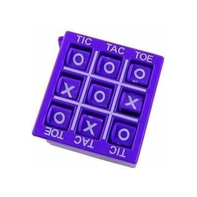 Lean Toys Tic-Tac-Toe-Spiel 4,5 cm lila (2 Spieler) Lean Toys Tic-Tac-Toe-Spiel 4,5 cm lila (2 Spieler)
