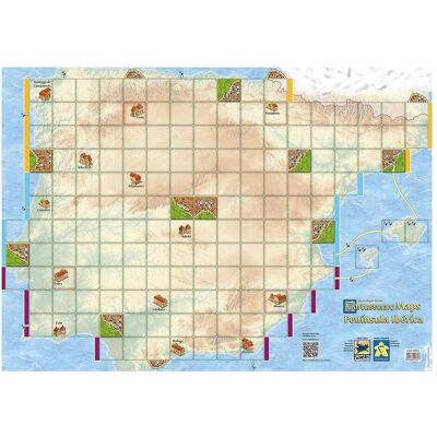 Hans im Glück Carcassonne Maps - Iberische Halbinsel - Gesellschaftsspiel Hans im Glück Carcassonne Maps - Iberische Halbinsel - Gesellschaftsspiel