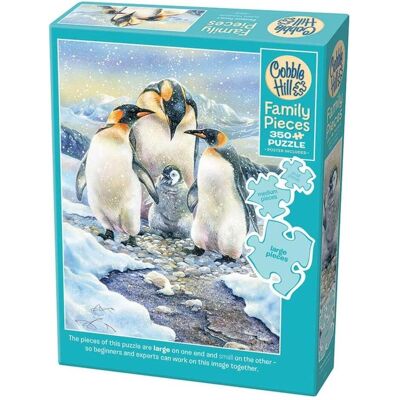 Cobble Hill Penguin Family Puzzle - 350 Teile XXL - Familienart Cobble Hill Penguin Family Puzzle - 350 Teile XXL - Familienart