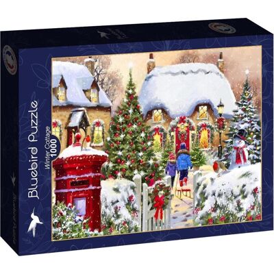 Bluebird Puzzle 1000 pieces Winter Cottage (1000 Teile) Bluebird Puzzle 1000 pieces Winter Cottage (1000 Teile)