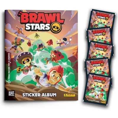 Panini Brawl Stars Starter Set 5 Buste (Booster Pack) Panini Brawl Stars Starter Set 5 Buste (Booster Pack)
