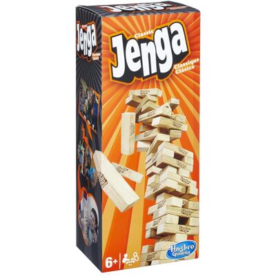 Hasbro Gaming Jenga Classic (Deutsch, Französisch, Italienisch, 1 - 4 Spieler) Hasbro Gaming Jenga Classic (Deutsch, Französisch, Italienisch, 1 - 4 Spieler)