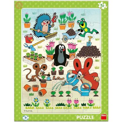 Dino Maulwurf gärtner 40 - Puzzle Dino Maulwurf gärtner 40 - Puzzle