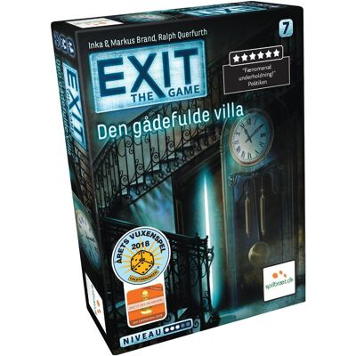 Lautapelit EXIT 7: Den Gådefulde Villa (DA) (Dänisch, 1 - 4 Spieler) Lautapelit EXIT 7: Den Gådefulde Villa (DA) (Dänisch, 1 - 4 Spieler)