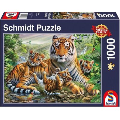 Schmidt Spiele Tiger und Welpen (1000 Teile) Schmidt Spiele Tiger und Welpen (1000 Teile)