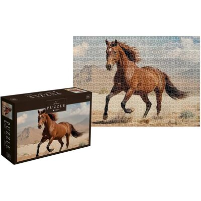 Interdruk Puzzle Wild Horses 2: Braunes Wildpferd 1000 dlks (1000 Teile) Interdruk Puzzle Wild Horses 2: Braunes Wildpferd 1000 dlks (1000 Teile)