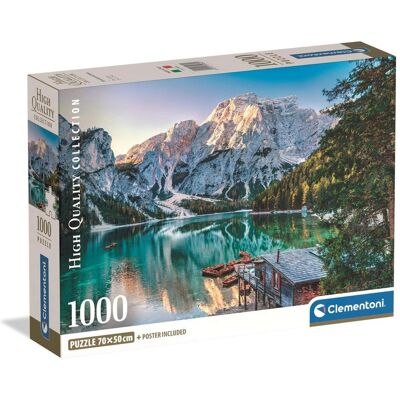 Clementoni 1000 Stück CB HQC Smaragdsee Pragser Wildsee Puzzle Clementoni 1000 Stück CB HQC Smaragdsee Pragser Wildsee Puzzle