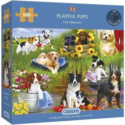 Gibsons G3129 Puzzle 500 pcs. Playful Pups (500 Teile) Gibsons G3129 Puzzle 500 pcs. Playful Pups (500 Teile)