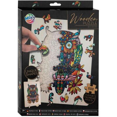 Creative Craft Group Moxy Holzpuzzle Eule 133 Teile - Puzzle Creative Craft Group Moxy Holzpuzzle Eule 133 Teile - Puzzle
