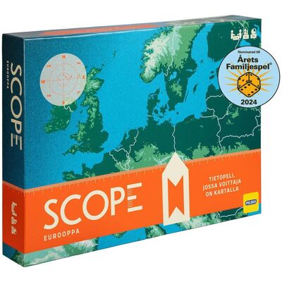 Finnisches Scope Brettspiel - Geografie Quiz für 2-5 Spieler - 30 Min Finnisches Scope Brettspiel - Geografie Quiz für 2-5 Spieler - 30 Min