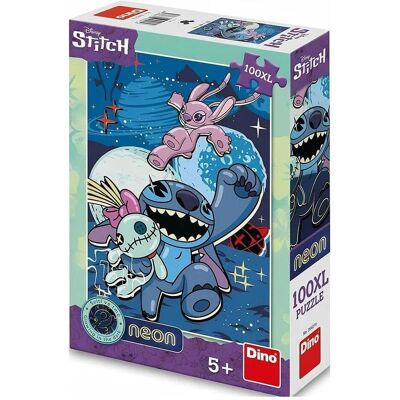 Dino Puzzle XL Stitch Neon - Puzzle Typ Dino Puzzle XL Stitch Neon - Puzzle Typ