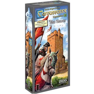 Asmodée Carcassonne Expansion 4: The Tower (2 - 6 Spieler) Asmodée Carcassonne Expansion 4: The Tower (2 - 6 Spieler)
