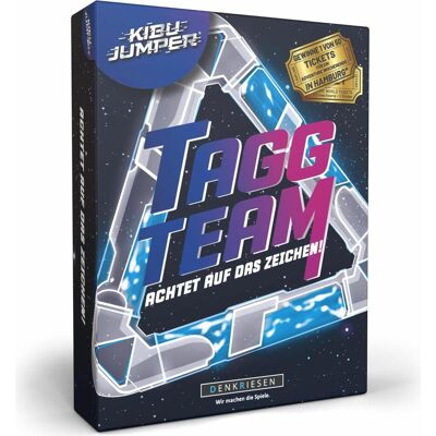 Denkriesen - KIBU JUMPER - Tagg Team - "Achtet auf das Zeichen!" (Deutsch, 3 - 6 Spieler) Denkriesen - KIBU JUMPER - Tagg Team - "Achtet auf das Zeichen!" (Deutsch, 3 - 6 Spieler)