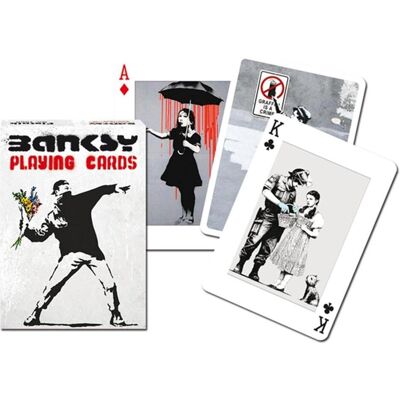 Piatnik Banksy Spielkarten - Street Art Sammler Piatnik Banksy Spielkarten - Street Art Sammler