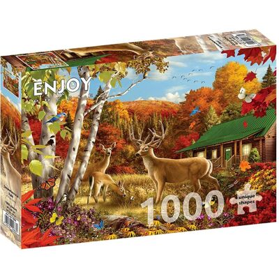 Enjoy Puzzles 1000 Stück - Irgendwo auf einem Feld Puzzle Enjoy Puzzles 1000 Stück - Irgendwo auf einem Feld Puzzle