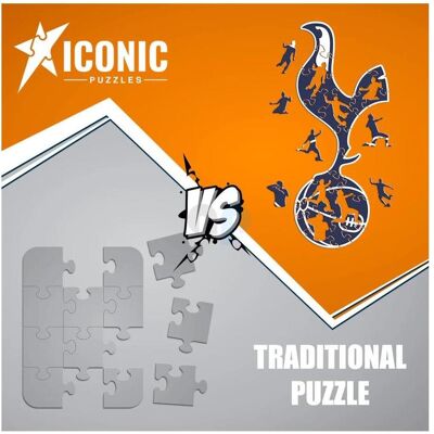 Iconic Tottenham Hotspur FC - Logo - Holz Puzzle L - Puzzle Iconic Tottenham Hotspur FC - Logo - Holz Puzzle L - Puzzle