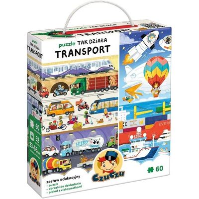 Czuczu Puzzle So funktioniert Transport (60 Teile) Czuczu Puzzle So funktioniert Transport (60 Teile)