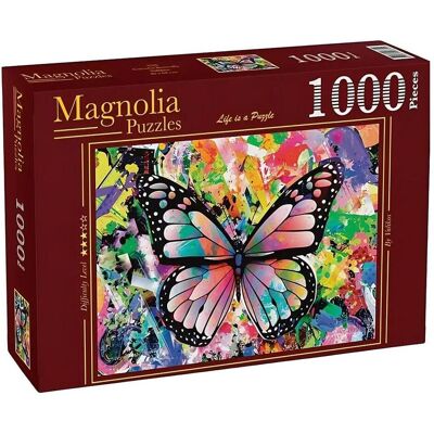 Magnolia Puzzle 1000 pieces Colorful Butterfly (1000 Teile) Magnolia Puzzle 1000 pieces Colorful Butterfly (1000 Teile)