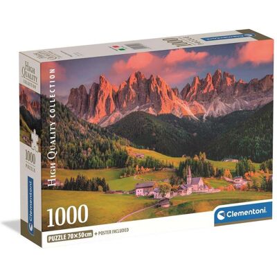 Clementoni - Magische Dolomiten 1000 Puzzle - Puzzle Clementoni - Magische Dolomiten 1000 Puzzle - Puzzle