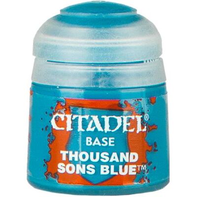 Games Workshop Citadel Pot de Peinture - Base Thousand Sons Blue (12ml) (Kunststoff) Games Workshop Citadel Pot de Peinture - Base Thousand Sons Blue (12ml) (Kunststoff)