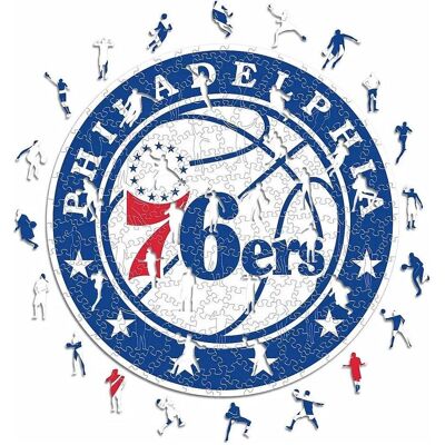 ICONIC Puzzles NBA Philadelphia 76ers Logo - Puzzle 150 Teile ICONIC Puzzles NBA Philadelphia 76ers Logo - Puzzle 150 Teile