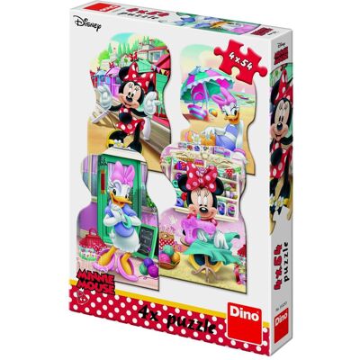 Dino Puzzle 4x54 - Minnie & Daisy Sommer - Puzzle für Kinder Dino Puzzle 4x54 - Minnie & Daisy Sommer - Puzzle für Kinder
