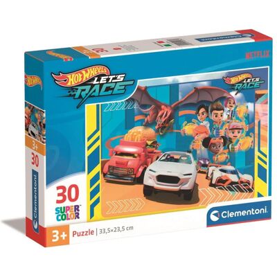 Clementoni 20284 Puzzle - Puzzle mit 30 Teilen Hot Wheels Clementoni 20284 Puzzle - Puzzle mit 30 Teilen Hot Wheels