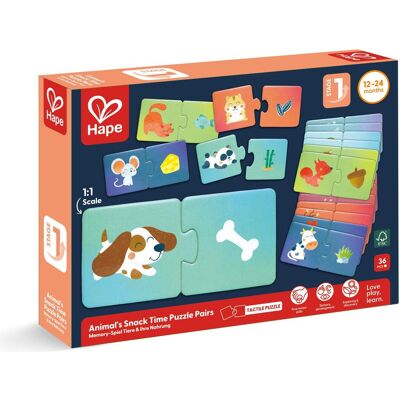 Hape Duo Logic Puzzle - Animals and Foods (Deutsch) Hape Duo Logic Puzzle - Animals and Foods (Deutsch)