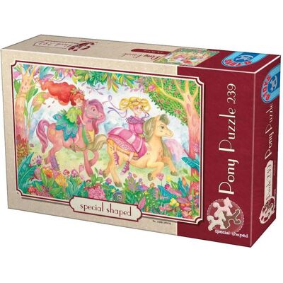 D-Toys Puzzle Bunte Ponys 239 Teile (239 Teile) D-Toys Puzzle Bunte Ponys 239 Teile (239 Teile)